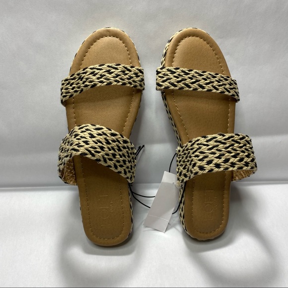 Anne Taylor Loft Boho Jute Espadrilles Sandals - Picture 4 of 6